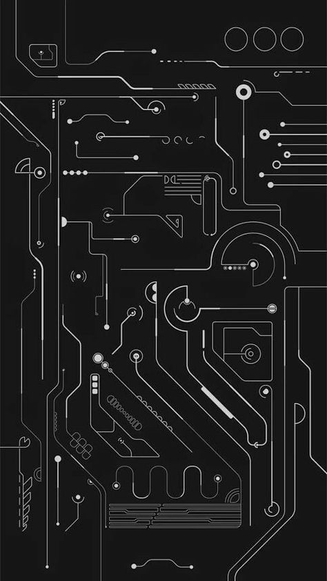 Drawing Engineering, Amoled Wallpaper, Cyberpunk Design, Amoled Wallpapers, Drawing Wallpaper, Technology Wallpaper, Glitter Iphone, Colorful Background, Technical Drawing