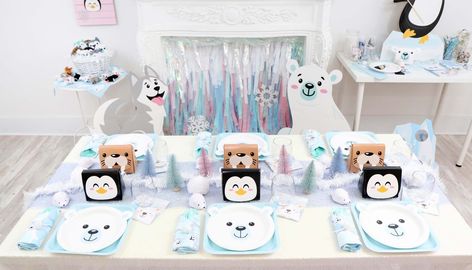 Polar Bear Birthday Party, Arctic Party Decorations, Arctic Birthday Party Decorations, Polar Bear Party Decorations, Polar Bear Party, Winter Onederland, Bear Party, Classroom Inspiration, 2nd Birthday Parties