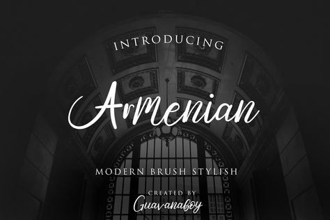 Armenian Font - Modern brush Font, Modern Stylish Font, Branding Font, Signature font, Fonts for Cricut, Classy Font, Logo SVG Font by GuavanaboyStudio on Etsy Moody Canva Fonts, Armenian Fonts, Luxury Serif Font, Modern Gothic Font, Century Gothic Font, Police Logo, Classy Fonts, Geometric Font, Social Media Photography