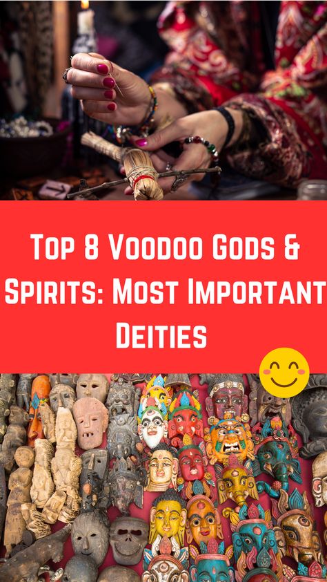 Top 8 Voodoo Gods & Spirits: Most Important Deities (Full List) Madam Brigitte Voodoo, Voodoo Spirits, Voodoo Gods, Voodoo Rituals, Voodoo Hoodoo, Gods And Goddesses, To Learn, Spirituality