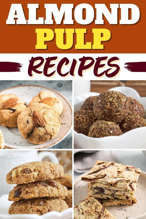 Full of protein, fiber, and healthy fats, these almond pulp recipes are an ideal way to prevent food waste. They're nutty, nutritious, and super easy. Almond Cow Pulp Recipes, Healthy Cake Pops, Homemade Beverages, Almond Pulp Recipes, Cow Recipes, Pulp Recipes, Almond Cow, Pulp Recipe, Make Almond Milk