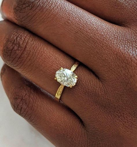 Simple Unique Engagement Rings Classy, Engagement Band Rings, Low Profile Engagement Ring, Wide Band Engagement Ring, Gold Band Engagement Rings, Oval Diamond Solitaire, Classic Engagement Ring Solitaire, Ring Inspo, Cute Engagement Rings