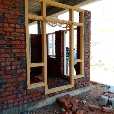 Wooden Window Design Ideas ✨️👌 Main Door Frames Entrance, Sagwan Wood Door Design Latest, Chokhat Design Door, Latest Window Designs, Bay Window Exterior, Window Design Ideas, Wooden Window Design, Pop Design For Roof, House Front Door Design