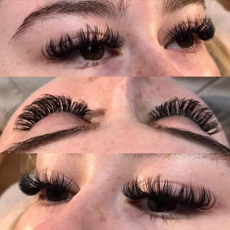 Dermaplane Facial Before And After, Long Lashes Extensions, Curly Eyelash Extensions, Hybrid Volume Lash Extensions, Wispy Volume Lash Extensions, Eyelash Extension Ideas, Long Eyelash Extensions, Lash Extension Ideas, Natural Fake Eyelashes