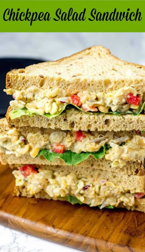 Subway Tuna, Entertainment Recipes, Chickpea Sandwich, Chickpea Salad Sandwich, Vegan Party Food, Community Table, Buckwheat Pancakes, Vegan Chickpea, Vegan Party