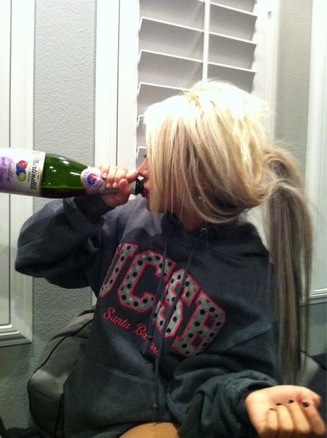 Her Hair, A Woman, Blonde, Wine, Mirror, Hair