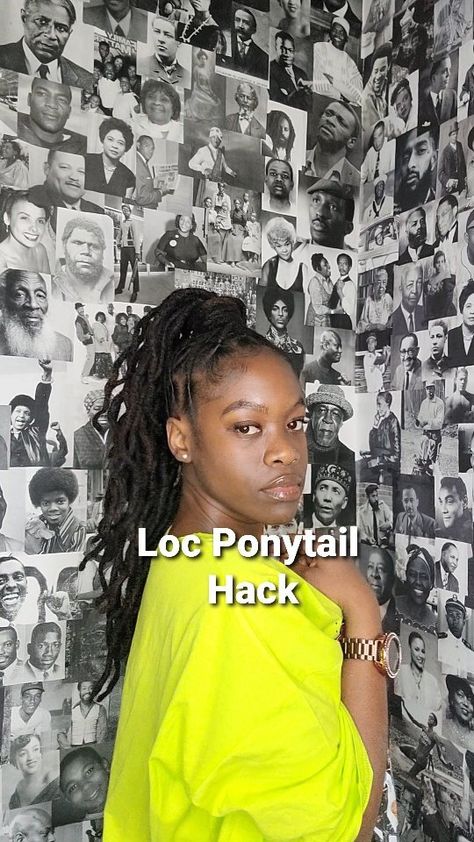 @esh.lox • Instagram photos and videos Loc Ponytails, Free Form Locs, Beenie Man, Loc Hairstyles, Locs Hairstyles, Loc Styles, The Watch, The Words, Locs