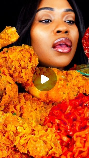 EatSpicy WithTee on Instagram: "homemade fried chicken SPICY Food spicy crispy best Fried chicken MUKBANG

🖤SPICY whole FRIED Chicken with Buldak noodles similar to my DEEP FRIED KING CRAB LEGS & Lobster Tail Seafood BOIL MUKBANG 
CHEESE SAUCE 

🖤SWIPE UP in my story CLICK the LINK in my bio or SEARCH #youtube for EAT SPICY WITH TEE  don’t forget to SUBSCRIBE

🇯🇲 
🖤. 
🖤. 
🖤. @eatspicywithtee 

#mukbangvideos #mukbangs #mukbangsounds #mukbanglover #mukbangmalaysia #yummyfood #mukbangshow #instafood #mukbangfood #seafoodmukbang #seafoodporn #seafoodasmr #seafoodlovers #foodgasm #mukbangindonesia #mukbangkorea #foodstagram #foodiesofinstagram #foodphotography #foodforfoodies #foodinspiration #foodies #foodiesofindia #cheetos #yummyinmytummy #spicy #foodporn #instagood
YOUTUBE CHANNEL ➡ Eat Spicy With Tee, Fried Chicken Mukbang, Mukbang Seafood Sauce, Fried King Crab, Whole Fried Chicken, Fried Chicken Spicy, Mukbang Food, Homemade Fried Chicken, Food Spicy