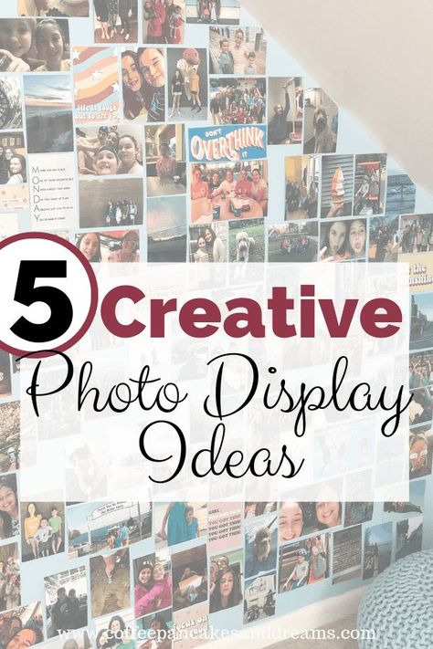 Photo Displays Ideas, Holiday Photo Display Ideas, How To Display 4x6 Photos Wall Ideas, Easy Picture Wall Ideas, Cheap Ways To Display Photos, How To Display A Lot Of Photos, Temporary Photo Display, Ways To Display 4x6 Photos, Modern Photo Display Ideas