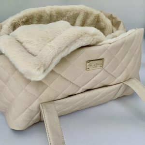 Luxury Carriers Luxury Dog Carrier, Dog Travel Carrier, Small Dog Carrier, Dog Carrier Bag, Faux Fur Bag, Puppy Accessories, Princess Dog, Soft Bed, Travel Carrier