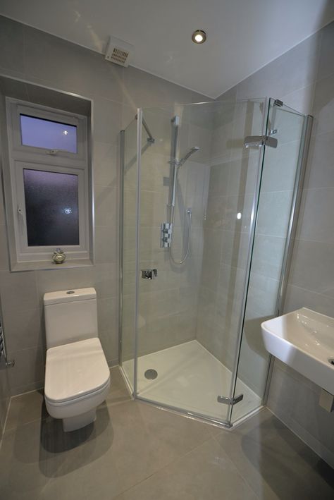 Ensuite Corner Shower Ensuite, Compact Ensuite Shower Room, Small Ensuite Bathroom Ideas Space Saving Corner Showers, Small Bathrooms Decor, Very Small Bathroom Ideas With Shower, Bathroom With Shower Only, Small Ensuite Bathroom Ideas, Remodeling Bathroom Ideas, Small Bathroom Decoration