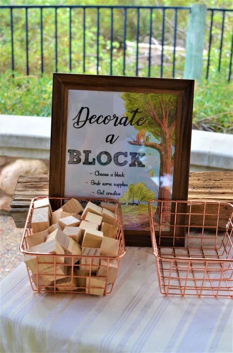 Decorate A Block, Baby Shower Decoration Ideas, Bos Baby, April Baby, Bebe Shower, Pooh Nursery, Storybook Baby Shower, Winnie The Pooh Baby Shower, Pooh Birthday