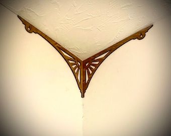 Brass Corner Trim, Corner Ceiling Decor, Ceiling Corner Decor, Star Dust Corners, Skiffers Corner, Ceiling Corner Design, Wall Corner Decor, Door Corner Decor, Corner Decoration