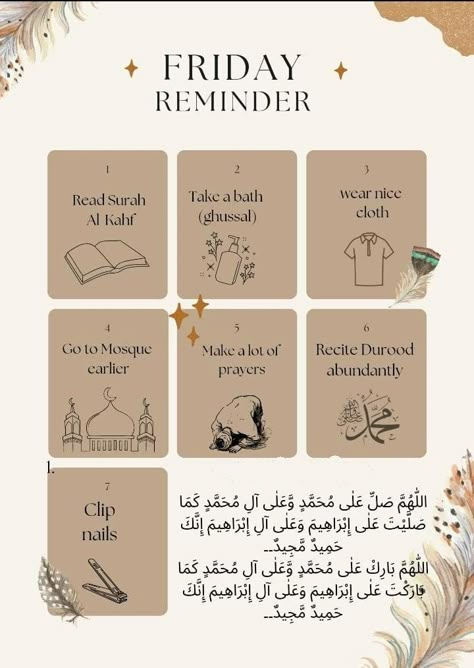 Ramadan Instagram Content Ideas, Jumma Sunnah Reminder, Things To Do On Jummah, Things To Do On Friday In Islam, Friday Sunnah Reminder, Islamic Page Name For Instagram, Jumma Sunnah, Friday Reminder Islam, Jummah Reminder