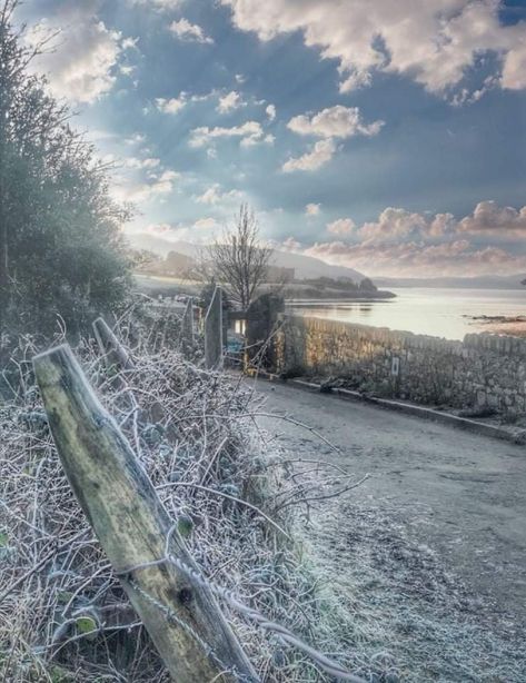 Winter in Buncrana, County Donegal. Donegal is as far north as you can go on the island of Ireland so it does tend to get colder during the Winter months. Bunratty Castle, County Donegal, County Clare, Winter Months, Go On, City Photo, The Winter, Castle, Natural Landmarks