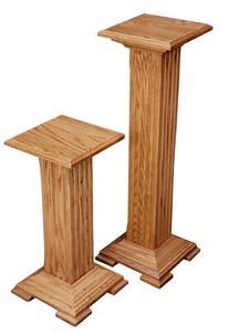 Select Options For Amish Hardwood Pedestal Plant Stand (ID: 47142) Cinderella Bed, Diy Pedestal, Pedestal Plant Stand, Plants Stand, Wooden Plant Stands, Diy Plant Stand, Easy Wood Projects, Free Woodworking Plans, Wood Pedestal