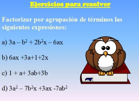 Factor común por agrupación de términos: ejemplos, ejercicios