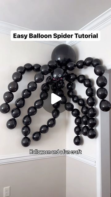 ✨Cher Can Do It✨ Balloon Shop on Instagram: "Normally I don’t like spiders in the house, but I’ll make an exception for this guy 🧡 

#balloons #balloontips #balloontutorial #balloontutorials #halloweenparty #halloweenpartydecor #balloonart"