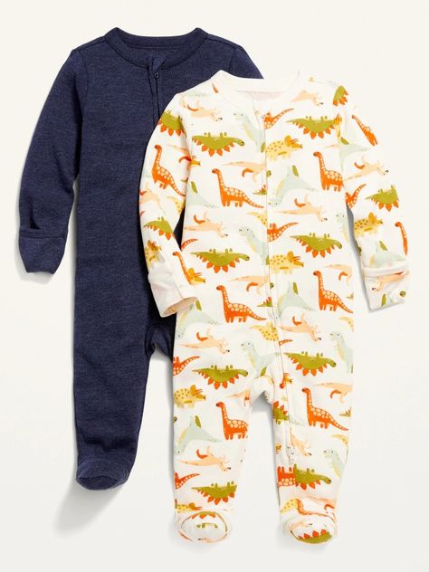 Baby Pjs, Dinosaur Pajamas, Baby Boy Pajamas, Neutral Baby Clothes, Gender Neutral Baby Clothes, Baby & Toddler Clothing, 2 Way, Baby Boy Newborn