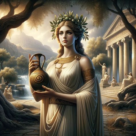 Oceanus and Tethys: The Harmonious Couple of Greek Mythology - Twilight Tales of Tangled Thoughts Rhea Goddess, Mythology Poetry, Artemis Art, Greek God Costume, Athena Greek Goddess, Greek Goddess Art, Artemis Goddess, Greek Pantheon, Roman Gods