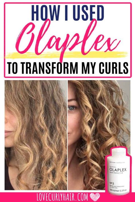 Olaplex Products, Damaged Curly Hair, Wavy Hair Care, Colored Curly Hair, Curly Girl Method, Wavy Curly Hair, Curly Hair Inspiration, Curly Hair Routine, Hair Videos Tutorials