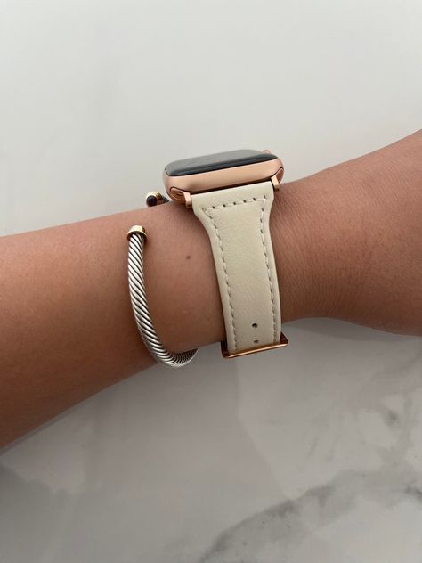 Starlight Apple Watch Band, Apple Watch Bands Aesthetic, Apple Watch Straps Women, Leather Apple Watch Band Women, Leather Strap Watch Women, Apple Watch Band Women, Apple Watch Leather Band, Custom Apple Watch Bands, Apple Watch Bands Women