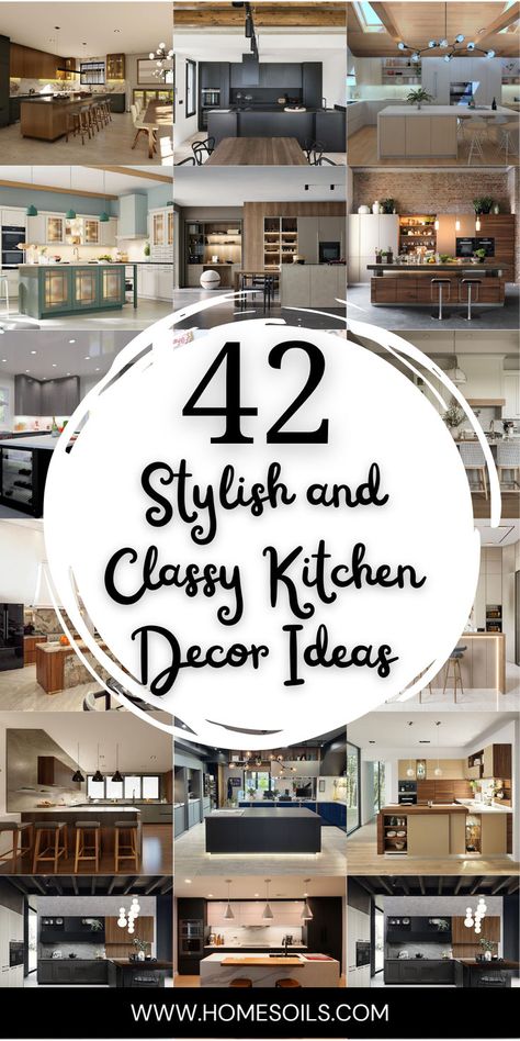 Upgrade your space with 42 stylish and classy kitchen decor ideas for a refined and functional look! Click here for elegant inspirations and tips! Nicole Gates Kitchen, Classy Kitchen Ideas, Classy Kitchen Decor, Above Kitchen Cabinet Decor Ideas Modern, Elegant Kitchens Luxury, Warm Kitchen Ideas, Decorating Ideas For Kitchen, Kitchen Theme Ideas, Kitchen Decorating Ideas Themes