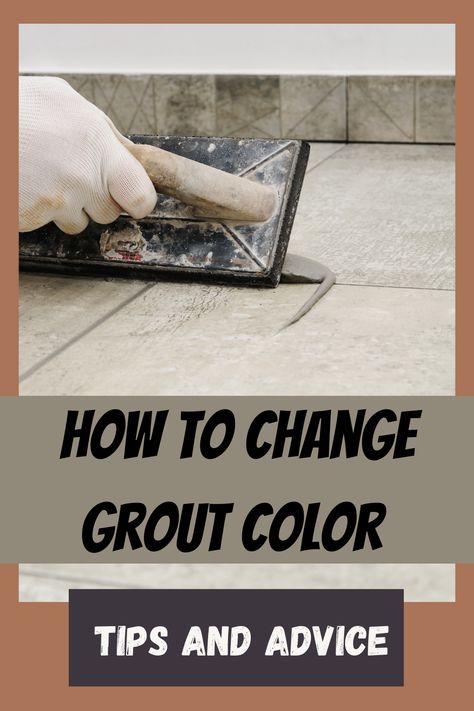 Changing the grout color is a great way to refresh your bathroom or kitchen without spending a lot of money. Follow these simple steps, and you'll be on your way to a brand-new look! How To Lighten Grout Color, Grout Color Change, Diy Grout Color Change, Change Grout Color Bathroom, How To Change Grout Color, Changing Grout Color, Bathroom Grout Color, Change Grout Color, Diy Grout