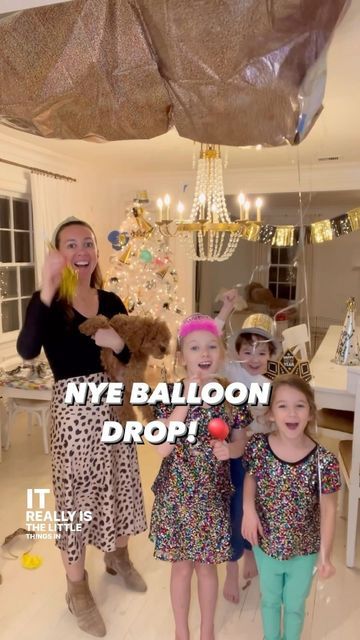 Shannon Doherty on Instagram: "NYE BALLOON DROP!! 🎉🎈 The perfect way to ring in the New Year this year!! Thank you for being on this journey with us!! We love you so much!! This is so simple to make and you will love it!! FOLLOW me @athomewith.shannon for all my favorite FAMILY IDEAS!! #newyearseve #nye #newyear #family #familyfun #momhack #momsofinstagram #nye2023" Kids Nye Balloon Drop, New Year’s Eve Ball Drop For Kids, Kids Balloon Drop New Years Eve, How To Make A Balloon Drop New Years Eve, Balloon Drop For Kids, New Years Eve Balloon Drop, Diy Ball Drop New Years For Kids, Ballon Drop Diy New Years, New Years Eve 1st Birthday Party