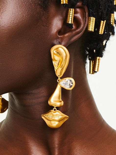 Eccentric Fashion, Small Leather Accessories, Dope Jewelry Accessories, Avant Garde Jewelry, African Accessories, Jewerly Designs, Elsa Schiaparelli, Art Jewelry Contemporary, Dope Jewelry