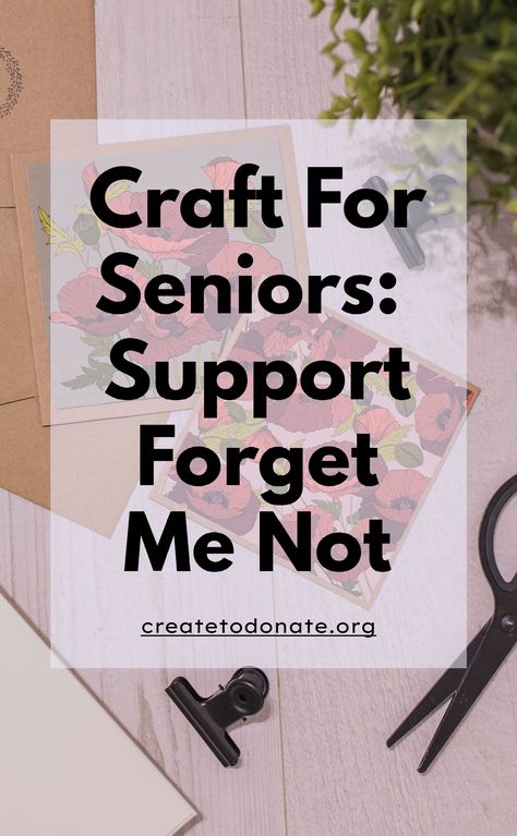 Learn more about how to craft for seniors by donating handmade or store-bought cards to Forget Me Not. Crafts To Donate Service Projects, Crafts For Charity, Gifts For Elderly In Nursing Home, Crafts For Assisted Living Residents, Crafts For Seniors Nursing Homes, Craft For Seniors, New Year Cards Handmade, Hospice Volunteer, Nursing Home Crafts