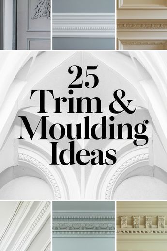 Revamp your space with these trendy wall moulding ideas! Elevate your interior design game with unique trim ideas for walls that will instantly upgrade any room. From classic designs to modern twists, get inspired and take your home decor to the next level. Transform plain walls into stylish focal points with our curated collection of wall moulding inspiration. Say goodbye to boring spaces and hello to a chic, sophisticated look that you'll love coming home to every day! Crown Moulding Styles, Trim Ideas For Walls, Modern Crown Molding Ideas, Wall Moulding Designs, Craftsman Style Door Casing, Wall Moulding Ideas, Wall Trim Ideas, Trim Molding Ideas, Crown Molding Ideas