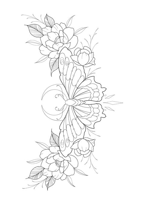 Mandala Elbow Tattoo Stencil, Fine Line Flower Tattoo Stencil, Sunflower And Larkspur Tattoo, Arm Tattoos For Women Line Work, Chest Tattoo Female Stencil, Bees Tattoo Design, Lily Flower Bouquet Tattoo, Blackwork Floral Tattoo Design, Person Getting Tattooed