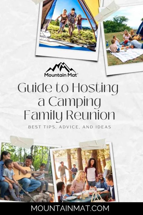 A Complete Guide to Hosting a Memorable Family Reunion While Camping - Mountain Mat Campfire S'mores, Photo Website, The Reunion, Camping Activities, Camping Ideas, Party Entertainment, Family Camping, Family Traditions, Under The Stars