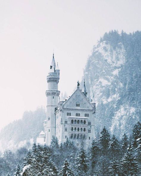 Breathtaking Instagram Photographs of Germany – Fubiz Media Saul Leiter, Castle Aesthetic, Baby Blue Aesthetic, Germany Castles, Light Blue Aesthetic, Royal Aesthetic, Neuschwanstein Castle, Thranduil, Princess Aesthetic