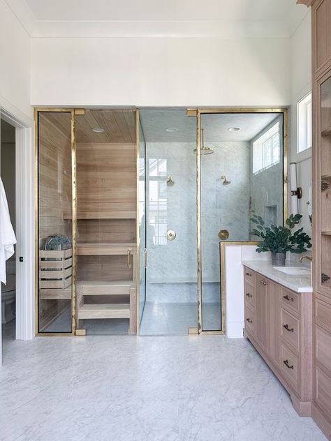 Kaitlyn Rose, Sauna Bathroom Design, Sauna Bathroom, 17 Feb, Bath Inspiration, Spa Sauna, Primary Bath, Bg Design, Master Bath Remodel