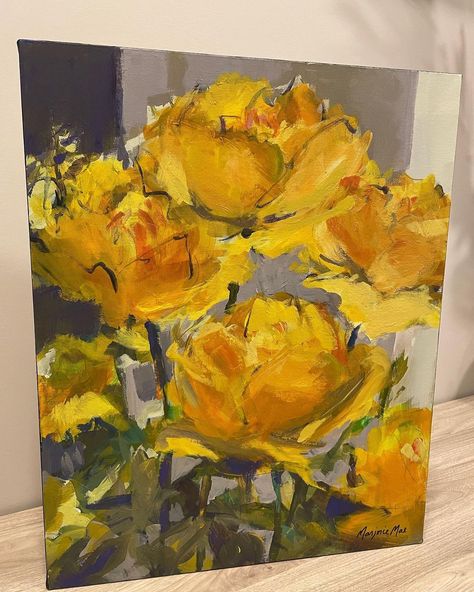 Marjorie Mae Paintings, Have A Wonderful Friday, Floral Photography, Colour Yellow, The Colour, Abstract Floral, Yellow Color, Floral Art, Wonder