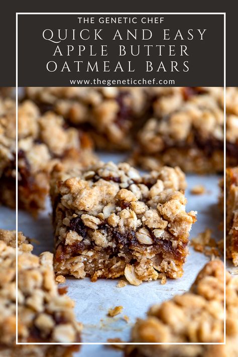 Apple Desserts No Butter, Honey Apple Oat Bars, What Can I Make With Apple Butter, Apple Butter Blondies, Apple Butter Snacks, Apple Butter Quick Bread, Use Apple Butter, What To Use Apple Butter For, Apple Butter Oatmeal Bars