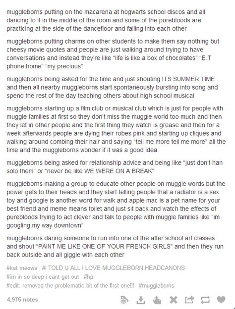 Hogwarts Headcanon, Muggleborn Headcanon, Harry Potter House Headcanons, Muggleborns At Hogwarts Headcanons, Hogwarts Founders Headcanon, Funny Muggleborn Headcanons, Muggleborn Headcanon Hilarious, Muggle Born Headcanons, Harry Potter Memes Hilarious