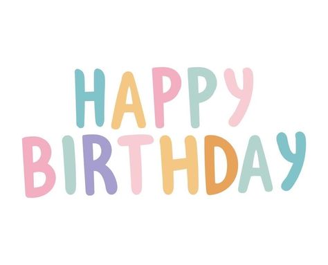 Birthday Font, Happy Birthday Font, Happy Birthday Words, Birthday Logo, Happy Birthday Text, Birthday Words, Birthday Text, Happy Birthday Lettering, Bday Cards