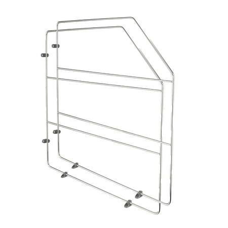 Cut down on the noisy clutter the next time you need to find your cookie baking sheets with the Rev-A-Shelf 18'' Kitchen Cabinet Baking Sheet Organizer for wall cabinets or base cabinets. This kitchen essential helps you get rid of the unwanted clutter in your cabinets and lets you properly organize your baking sheets. Coming with 2 dividers, this divider tray works in larger cabinets where you can use both dividers or in smaller cabinets with only a single divider. With this cookie sheet divide Baking Sheets Organization, Cookie Sheet Storage, Sheet Storage, Frameless Cabinets, Rev A Shelf, Framed Cabinet, Tray Organization, Large Cabinet, Small Cabinet