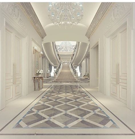 Ions Design, Interior Design Dubai, Marble Flooring, Foyer Decorating, Foyer Design, Lobby Design, Mansion Interior, Luxury Rooms, Luxury Homes Dream Houses