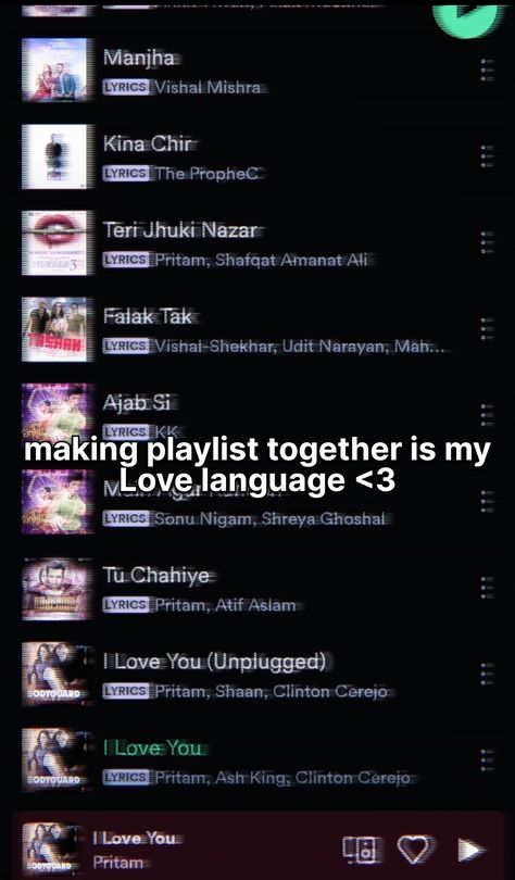 Songs For Insta Notes, Aesthetic Bollywood Songs, Songs Suggestions, Insta Songs, Songs For Boyfriend, Music Suggestions Instagram Story, I Love You Song, Music Suggestions, Captions For Instagram Posts