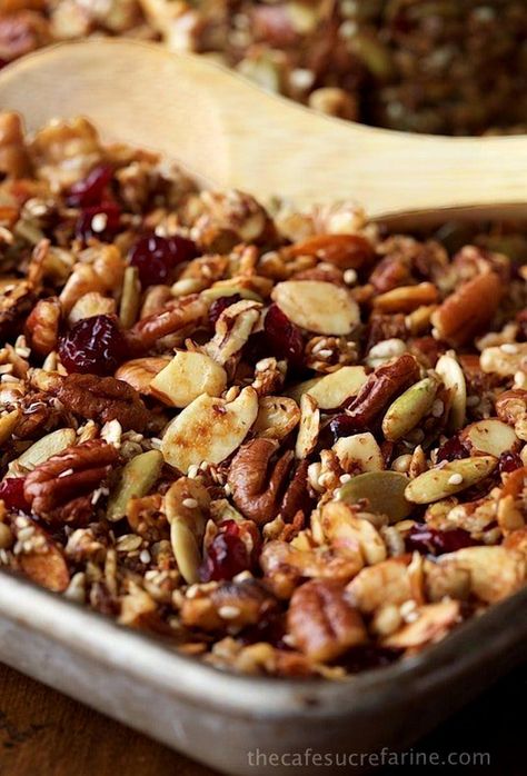 Embark on a delicious journey with Wholesome Crunch, where every bite of this paleo granola is a step into a world of natural goodness. Packed with nutrient-rich nuts, seeds, and a hint of natural sweetness, this granola is perfect for those who crave a healthy yet satisfying snack. Whether you're topping your morning yogurt, adding a crunch to your smoothie bowl, or enjoying it straight from the jar, this paleo-friendly treat promises a delightful experience. Embrace the adventure of clean eating with a granola that nourishes your body and delights your taste buds. Grainless Granola Recipe, No Grain Granola Recipe, Granola For Diabetics, The Best Granola Recipe, Aip Granola, Home Made Granola Recipe, Low Calorie Granola Recipe, Low Carb Granola Recipe, Keto Granola Recipe