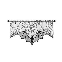 Sophisticated Halloween, Window Swags, Halloween Table Decor, Black Swag, Heritage Lace, Purple Tree, Holiday Tablecloths, Goth Home, Lace Table Runners