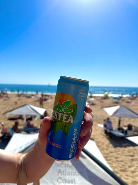 nestea ice tea on a beach in lisboa Ice Tea, Iced Tea, Tea, Quick Saves