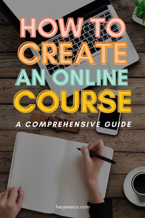 Want to learn how to create an online course but just aren't sure where to start? Learning how to sell an online course can be tricky, and I'm giving you a GUIDE to how to create an online course so you can make passive income! How To Create And Sell Online Courses, How To Make An Online Course, Creating An Online Course, Create An Online Course, Create Online Course, Tutoring Online, Create A Course, Elearning Templates, Online Art Courses