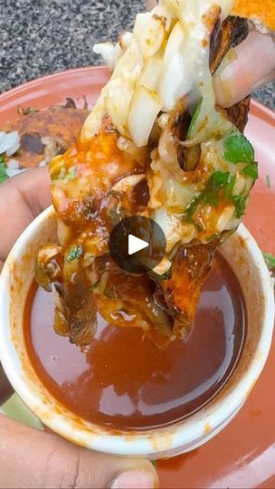 3.3K views · 756 reactions | Vegan Birria Tacos 🌮 I Birria everything with no shame. Keep it simple with just tacos today ☺️

The ingredients and measurements I used:

Consume (Soup)
8 cups of water
1/2 half white onion
10 dried Guajillo chiles
2 dried Pasilla chiles
3 dried Chile de arbol
3 bay leaves
7 garlic cloves
4 vegan beef bouillon cubes (in my Amazon store front)
2 tsp thyme
2 tsp cumin
2 tsp oregano
1/4 cup white vinegar
2 cups chile broth
Ancestors Shimmy of Maggi’s (in my Amazon storefront)
Mushroom "Meat"
4lbs oyster mushroom
4 tbl apple cider vinegar
4 tbl oil 
garlic powder
salt

.
.
.
.
#cincodemayo #cinco #birria #birriatacos #veganbirria #veganbirriatacos #taco #vegantaco #philly  #phillyvegan #veganjawn #vegan #veganfoodshare #veganeats #veganrecipes #veganlife #plantba Consume Soup, Mushroom Birria Tacos, Oyster Mushroom Birria Tacos, Birra Tacos Vegan, King Oyster Mushroom Tacos, Mushroom Tacos Vegetarian, Oyster Mushroom Tacos Vegans, Vegan Birria Tacos, Mushroom Meat