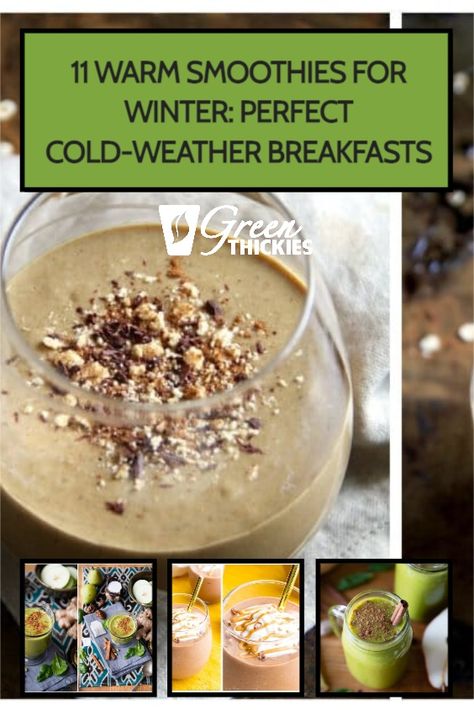 Hot Smoothie Recipes, Warm Smoothies, Hot Smoothie, Winter Smoothies, Make Ahead Smoothies, Winter Breakfast, Smoothie Diet Plan, Fruit Ideas, Best Smoothie