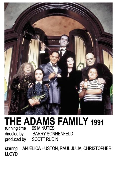 Addams Family 1991, Halloween Movie Poster, Family Movie Poster, Addams Family Movie, Movie Character Posters, Indie Movie Posters, Halloween Film, Iconic Movie Posters, Film Posters Minimalist